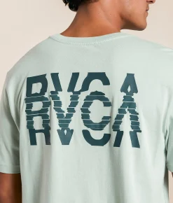 Tops|Graphic T-Shirts | RVCA Disrupt T-Shirt Blue Haze