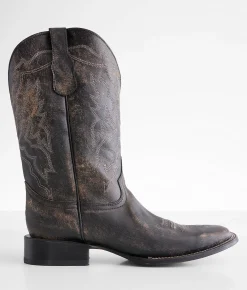 Shoes | Circle G by Corral Distressed Leather Cowboy Boot Black