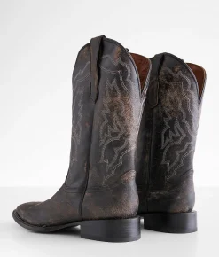 Shoes | Circle G by Corral Distressed Leather Cowboy Boot Black