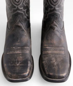 Shoes | Circle G by Corral Distressed Leather Cowboy Boot Black