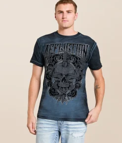 Tops|Graphic T-Shirts | Affliction Distressed Mind T-Shirt Tapestry