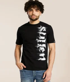 Sullen Distress T-Shirt Jet Black