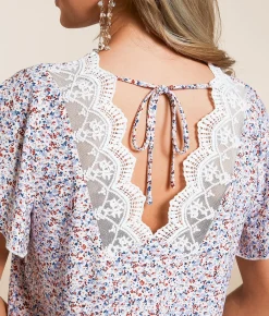 Tops | Daytrip Ditsy Floral Print Top Multi