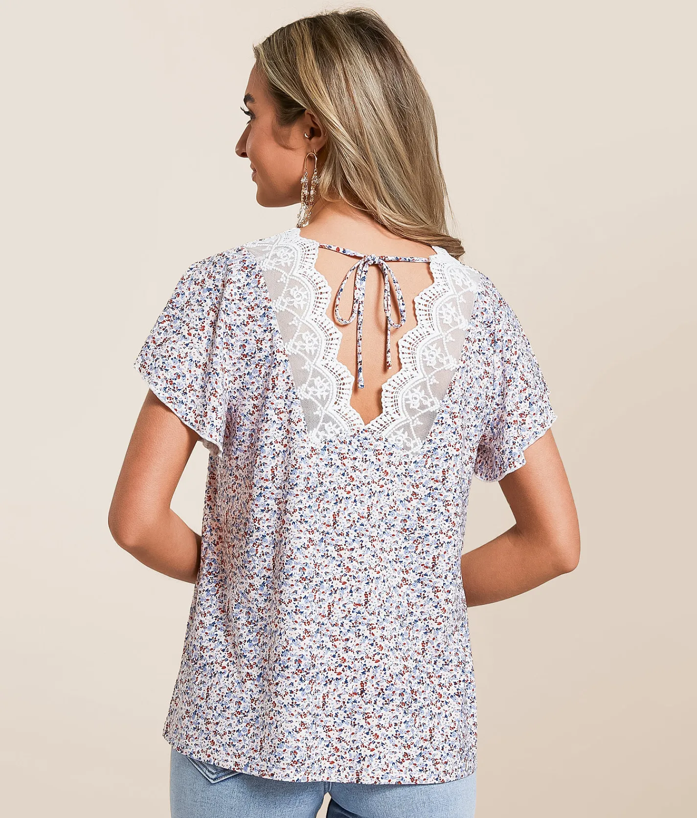 Tops | Daytrip Ditsy Floral Print Top Multi