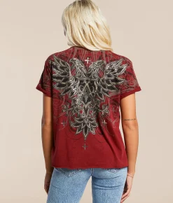 Tops | Affliction Divine Sorrow T-Shirt Syrah Lava Wash