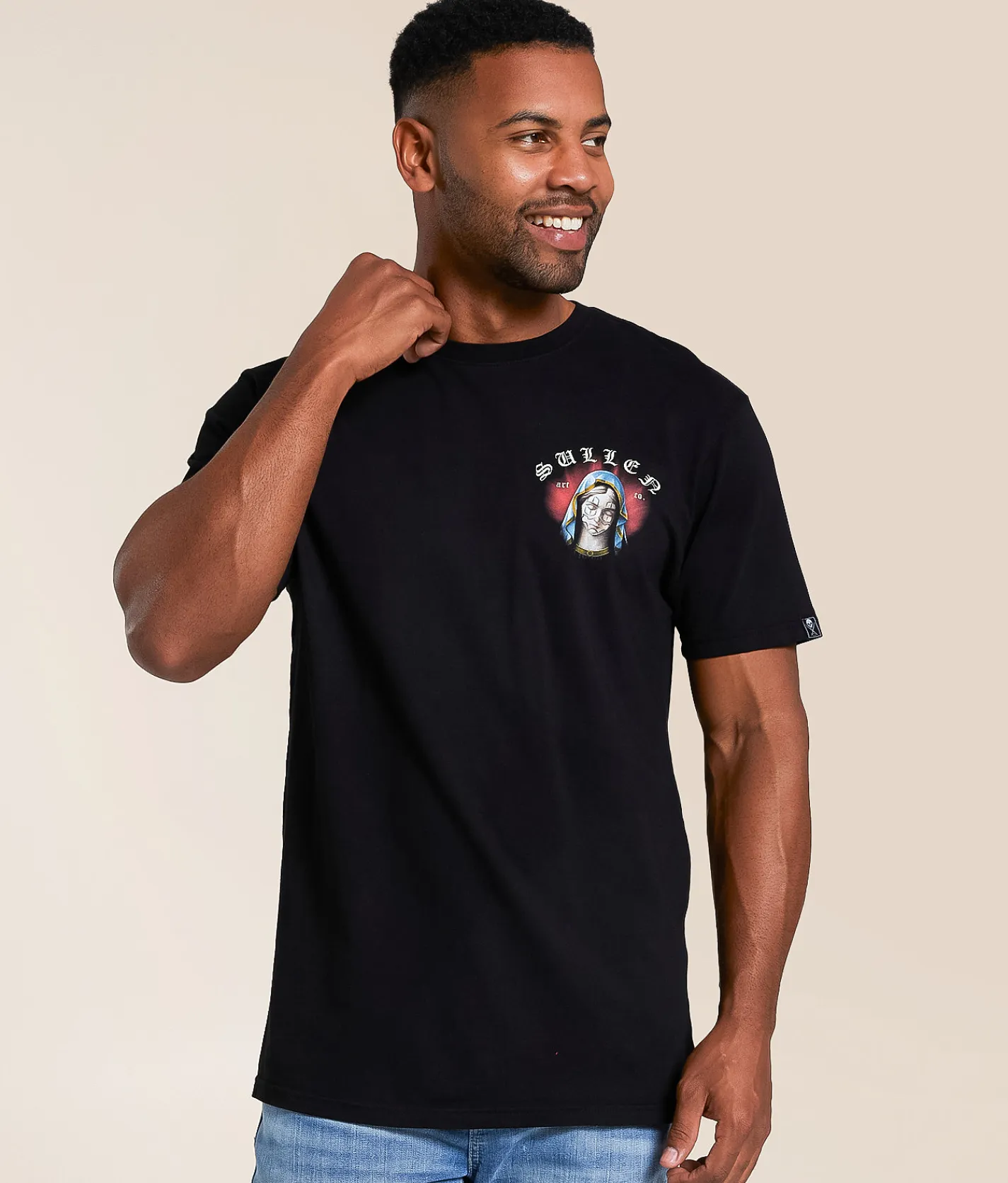 Sullen Divinity T-Shirt Jet Black