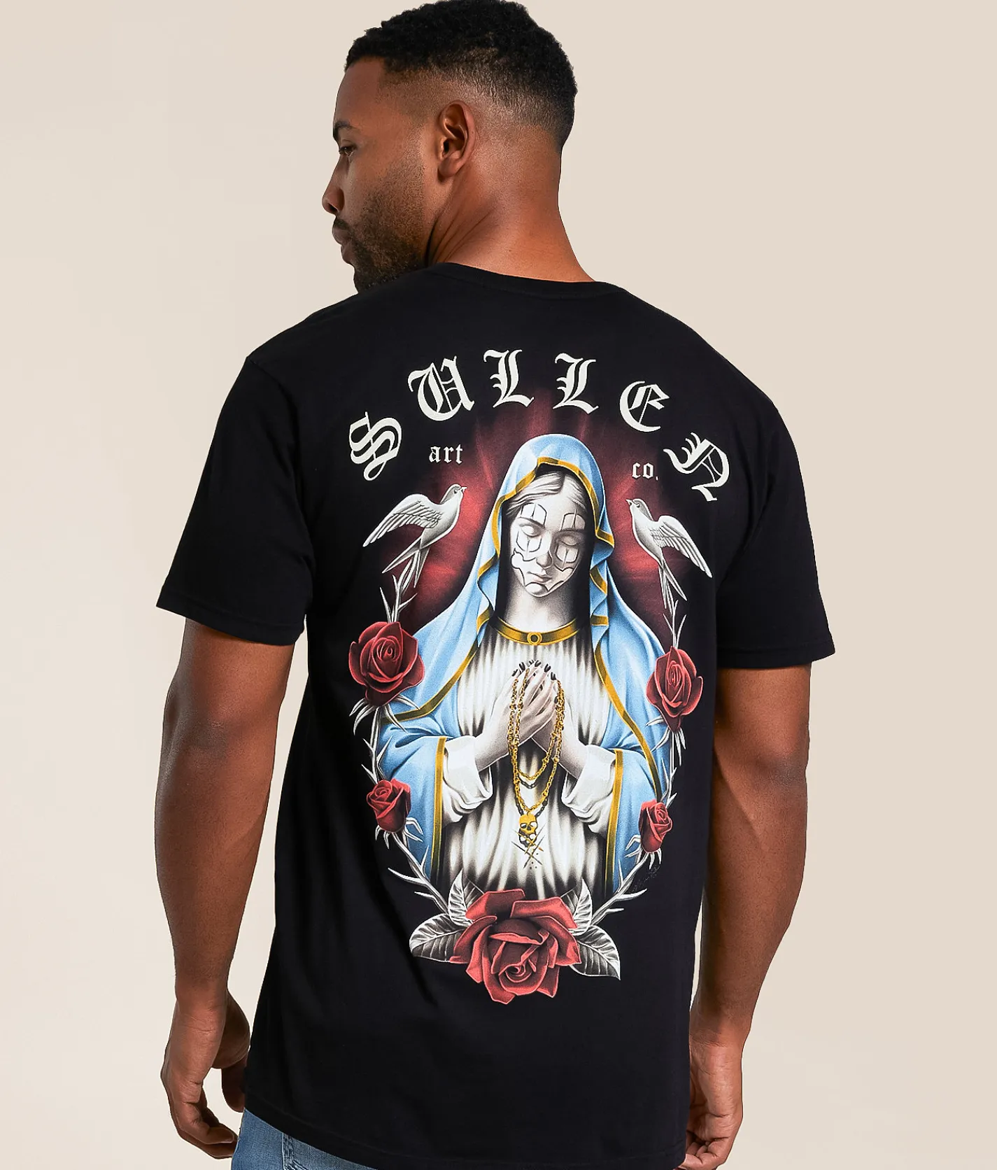 Sullen Divinity T-Shirt Jet Black