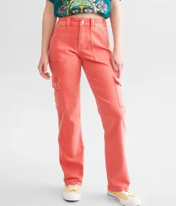 VERVET by Flying Monkey Dixie Stretch Cargo Utility Pant Hibiscus Sale