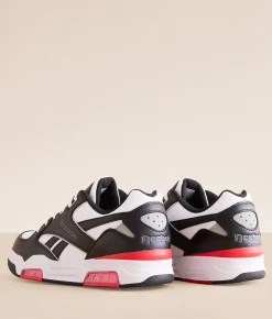 Activewear|Shoes | Reebok® 4500 DMX Leather Basketball Sneaker White Vector Red Black