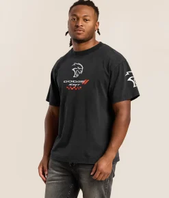 Tops|Graphic T-Shirts | PHILCOS Dodge Hellcat T-Shirt Black Vintage