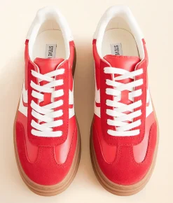 Steve Madden Dodge Sneaker Red Clearance