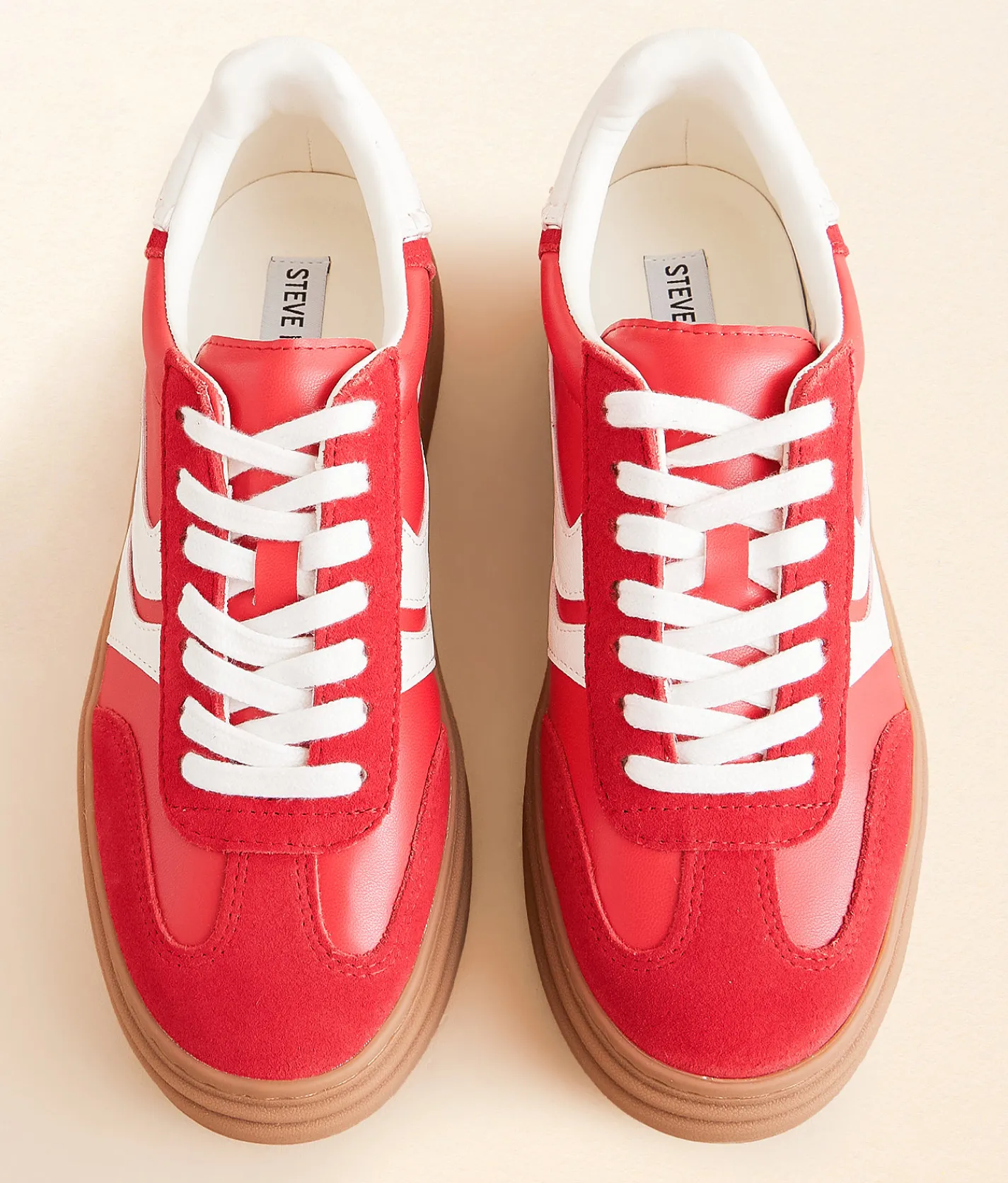 Steve Madden Dodge Sneaker Red Clearance