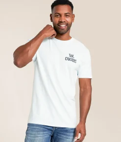 Tops|Graphic T-Shirts | Tail Chasers Club Dog Daze T-Shirt Morning Mist