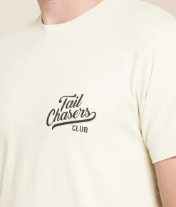 Tail Chasers Club Dog Party T-Shirt Ivory Hot