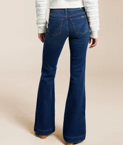 7 For All Mankind Dojo Flare Trouser Stretch Jean Moreno Sale