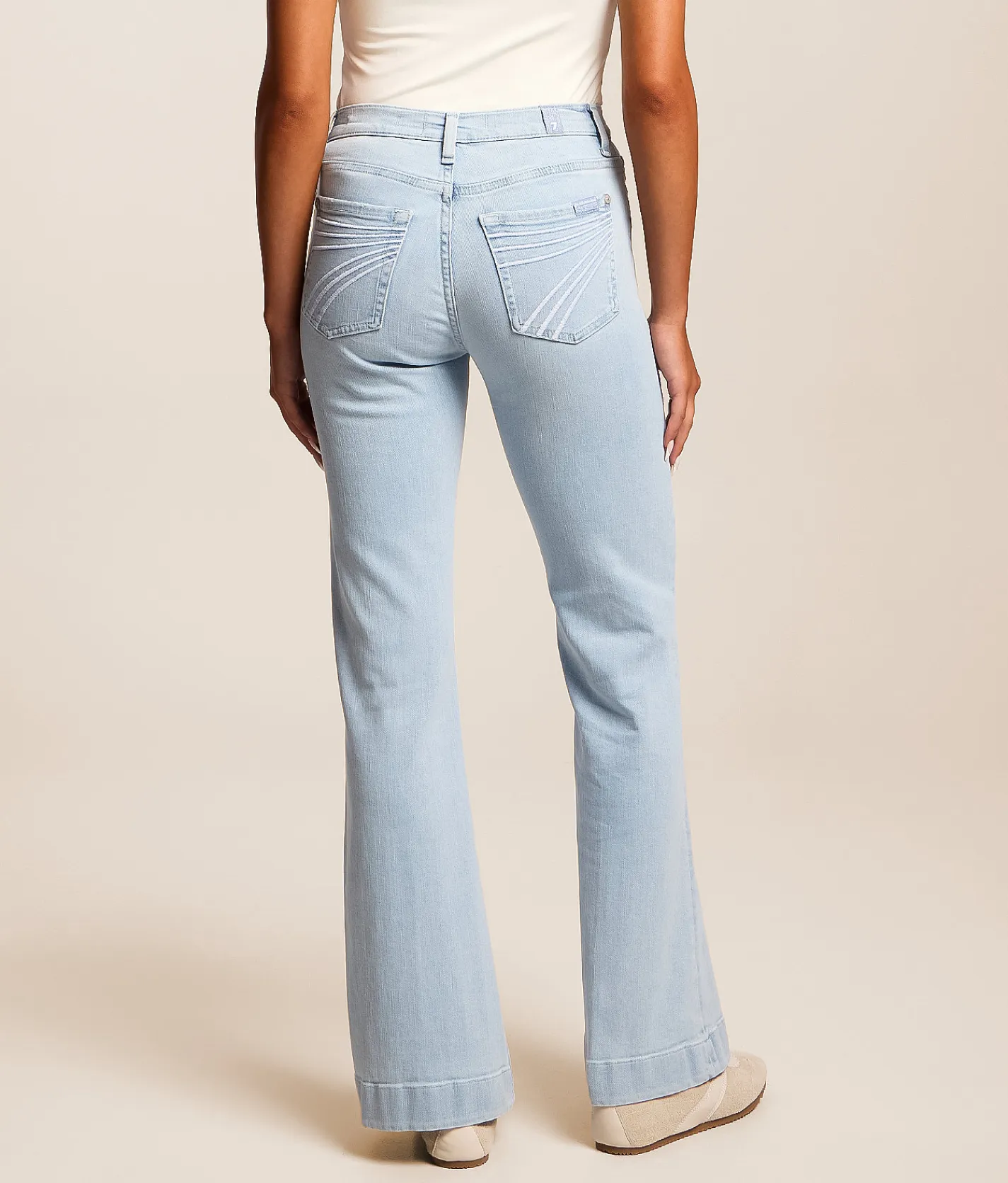 Jeans|New Jeans | 7 For All Mankind Dojo Tailorless Trouser Stretch Jean Frontier Blue