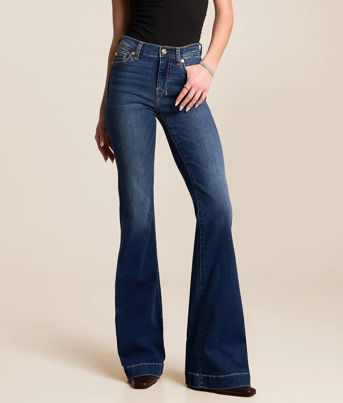 Jeans|7 For All Mankind Jeans | 7 For All Mankind Dojo Trouser Stretch Jean Medium Melrose