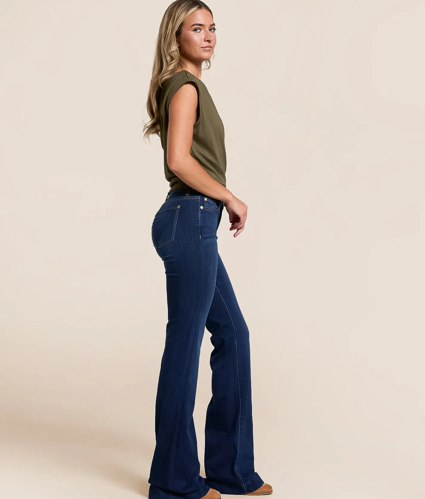 7 For All Mankind Dojo Trouser Stretch Jean Tried & True Sale