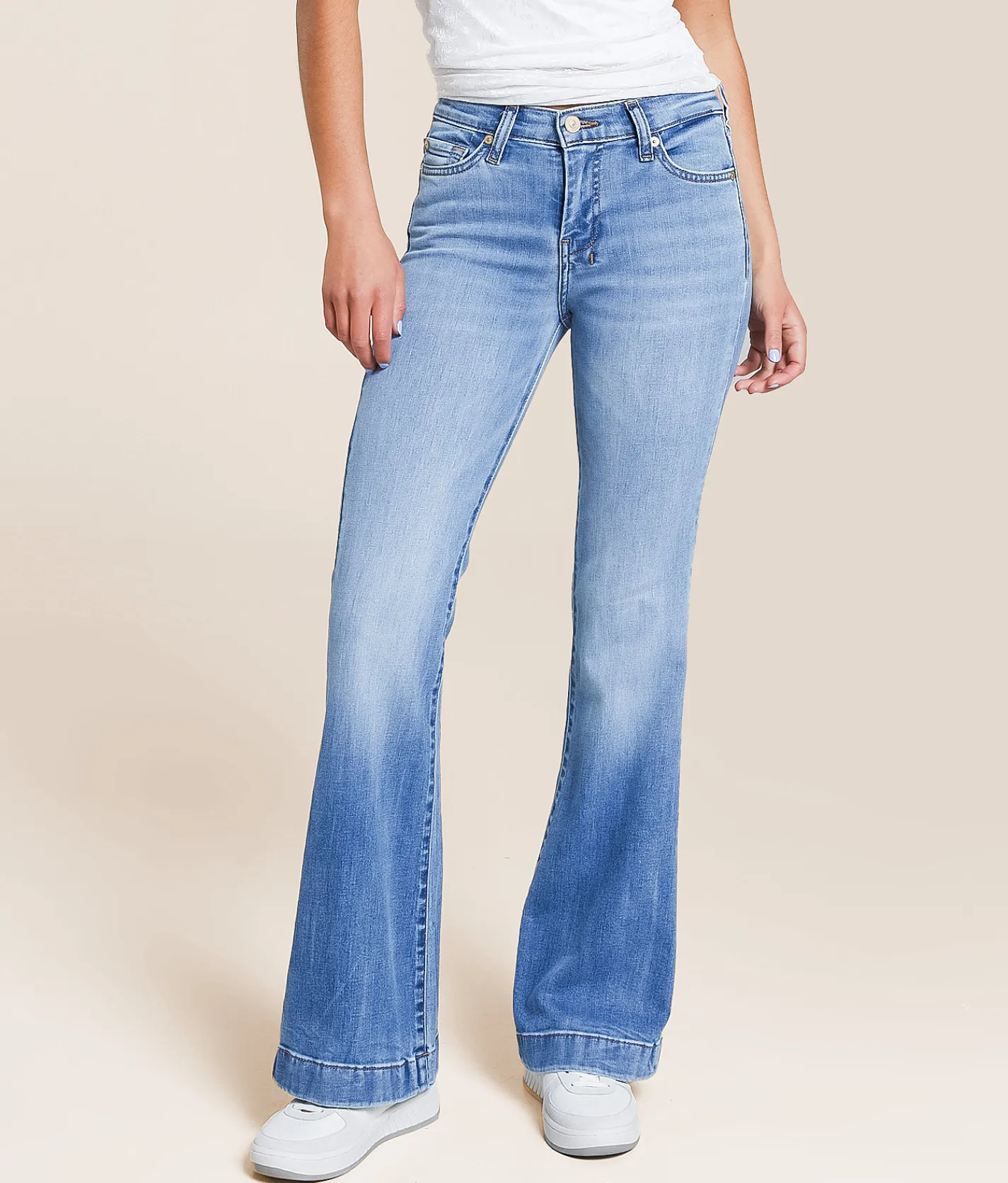 7 For All Mankind Dojo Trouser Stretch Jean Pine Sale