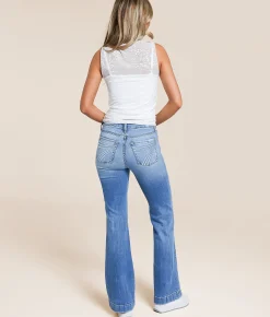 7 For All Mankind Dojo Trouser Stretch Jean Pine Sale