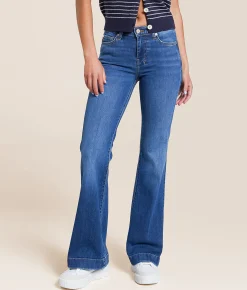 7 For All Mankind Dojo Trouser Stretch Jean Royalty Best