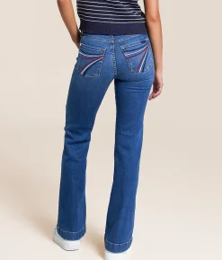 7 For All Mankind Dojo Trouser Stretch Jean Royalty Best