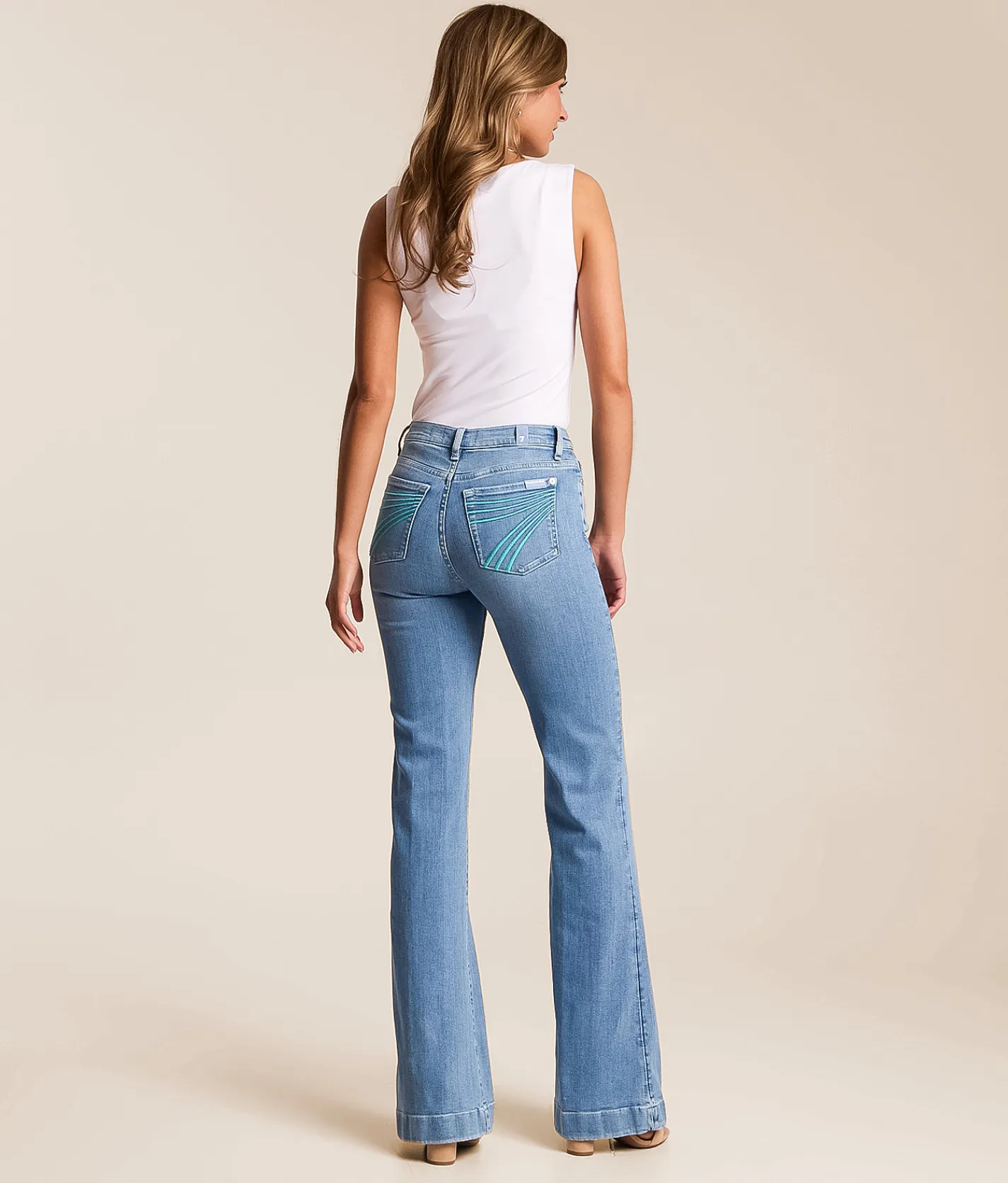 Jeans|Bottoms | 7 For All Mankind Dojo Trouser Stretch Jean Iceflow