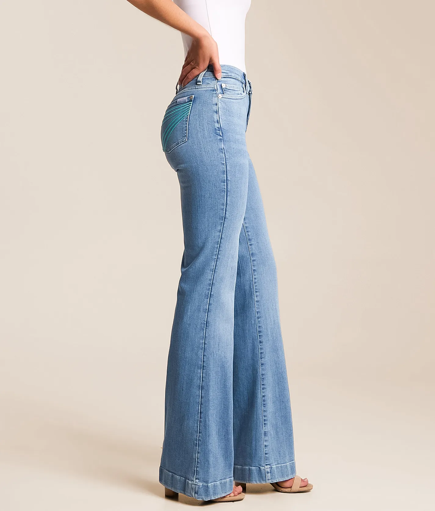 Jeans|Bottoms | 7 For All Mankind Dojo Trouser Stretch Jean Iceflow