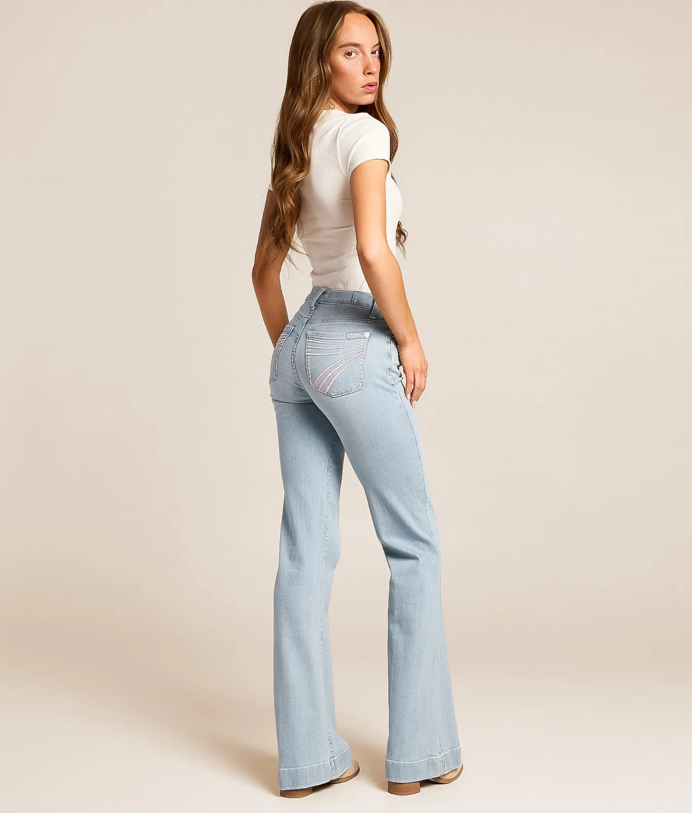 Jeans|Bottoms | 7 For All Mankind Dojo Trouser Stretch Jean Indigo Bloom