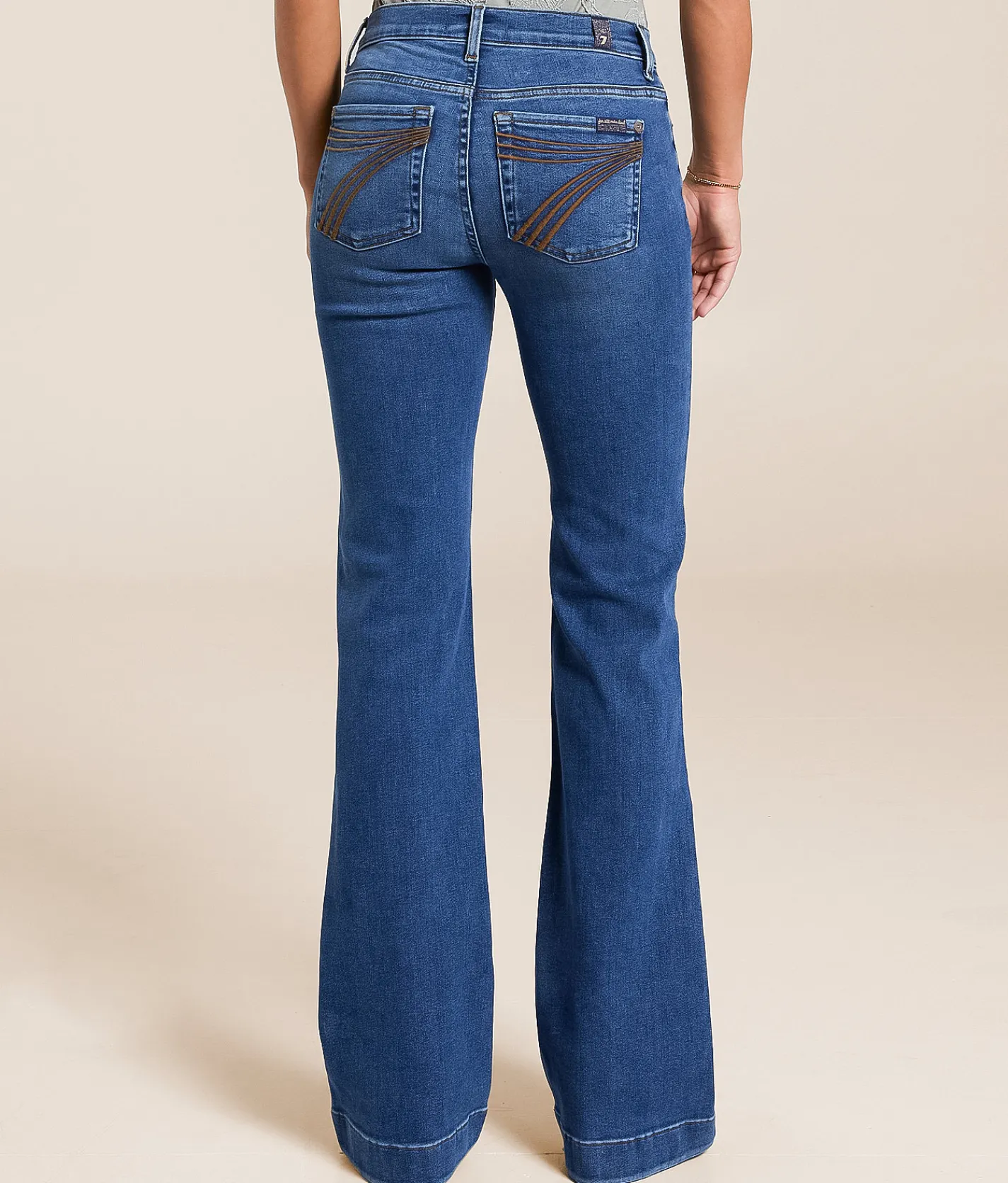 7 For All Mankind Dojo Trouser Stretch Jean Clara Best