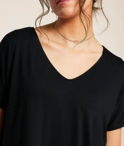 Double Zero Dolman Top Black Outlet