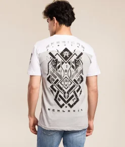 American Fighter Dolton T-Shirt Heather Grey White Outlet