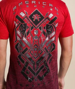 Tops | American Fighter Dolton T-Shirt Cherry DK Cherry Tetris