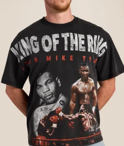 ID Supply Co. Domination Mike Tyson T-Shirt Washed Black Clearance