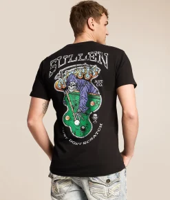 Sullen Don't Scratch T-Shirt Jet Black Clearance