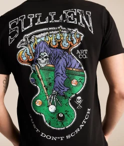 Sullen Don't Scratch T-Shirt Jet Black Clearance