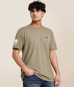Tops|Graphic T-Shirts | Howitzer Don't Tread T-Shirt Moonmist