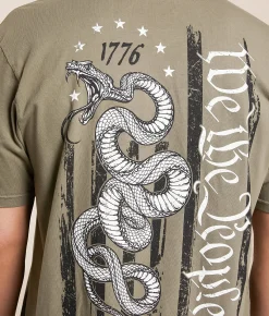 Tops|Graphic T-Shirts | Howitzer Don't Tread T-Shirt Moonmist