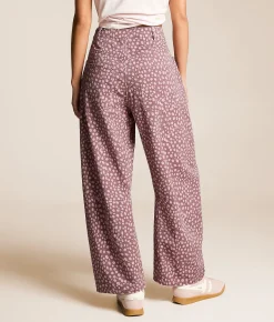 Bottoms | Peach Love California Dot Barrel Pant Dk Mauve