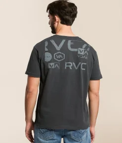 Graphic T-Shirts | RVCA Dot Matrix T-Shirt Black