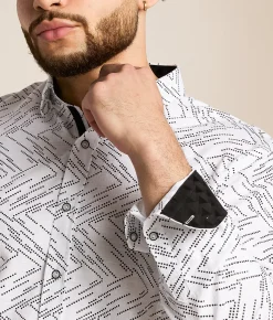 Eight X Dot Shirt White