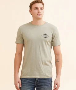 Hurley Double Diamond T-Shirt Sage Sale