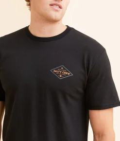 Graphic T-Shirts | Salty Crew Double Diamond T-Shirt Black
