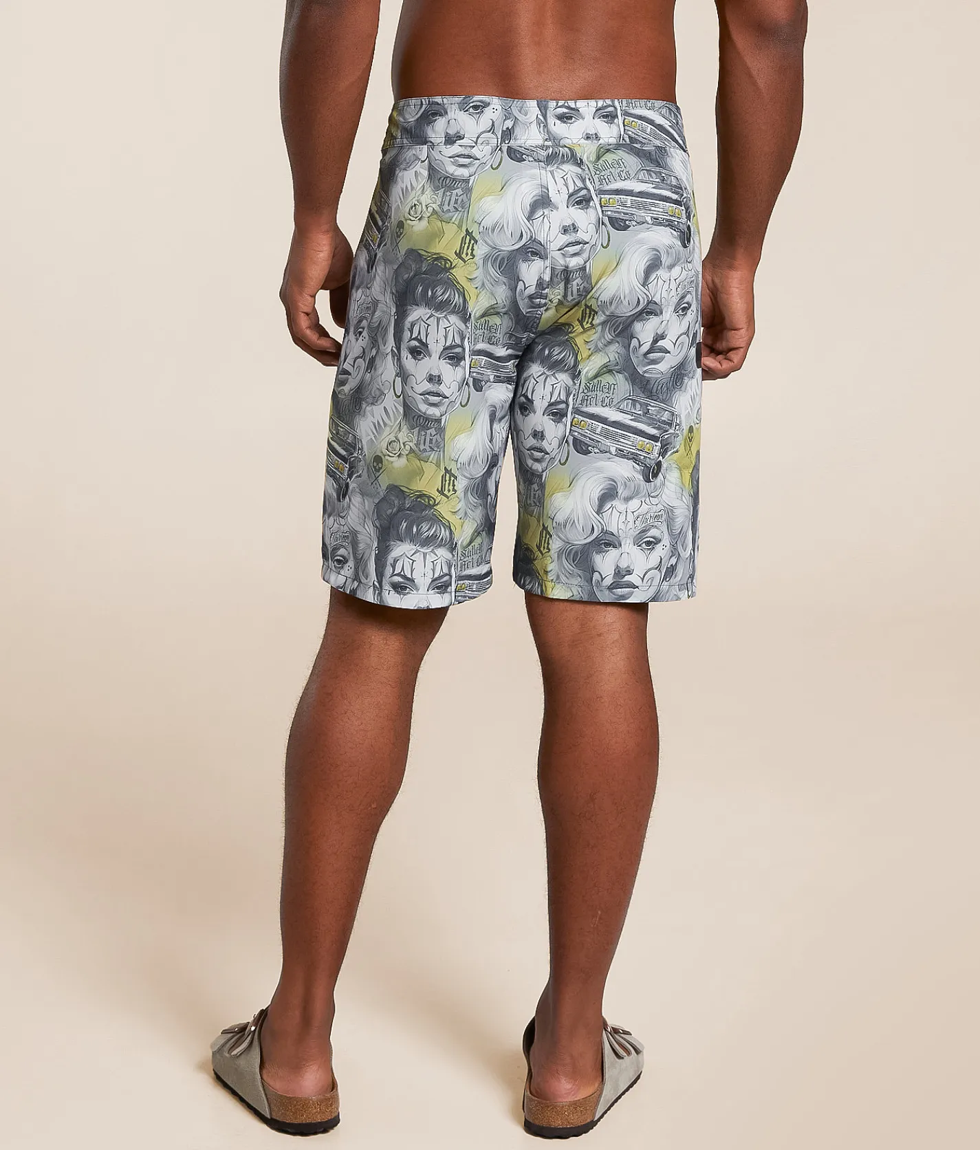 Bottoms | Sullen Doubles Stretch Boardshort Grey
