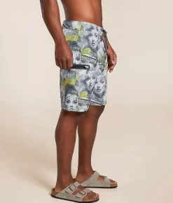 Sullen Doubles Stretch Boardshort Grey Best