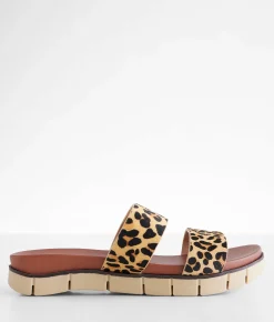 Shoes | Mia Double Strap Sandal Tan Brown