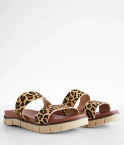 Shoes | Mia Double Strap Sandal Tan Brown