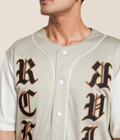 Rock Revival Drake Color Block Jersey Cream Online
