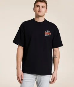 Graphic T-Shirts | Brixton Drayton T-Shirt Black Classic Wash
