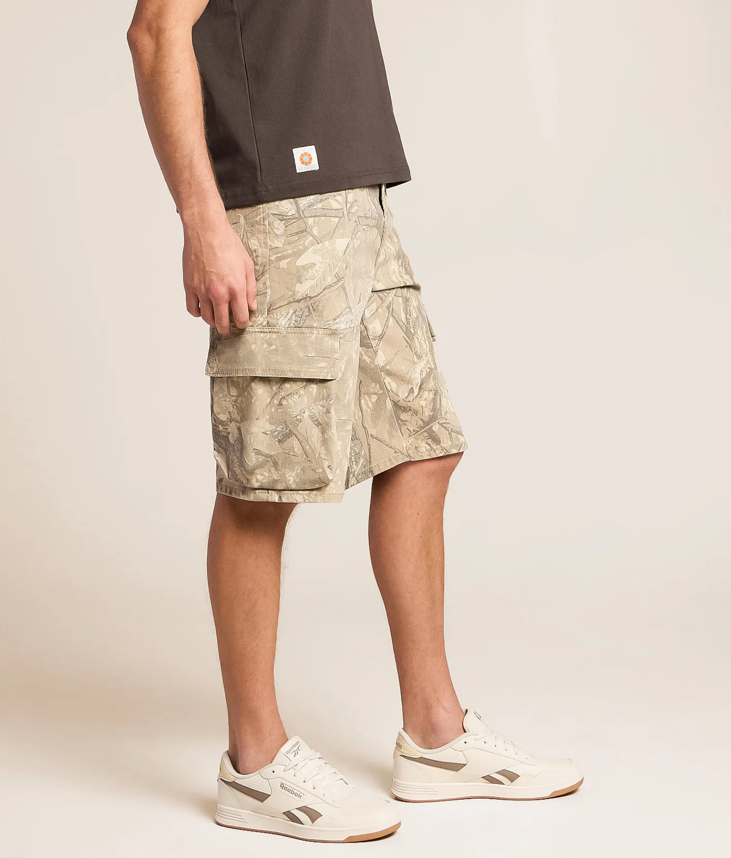 Bottoms | Departwest Drifter Baggy Camo Cargo Stretch Short Rossford